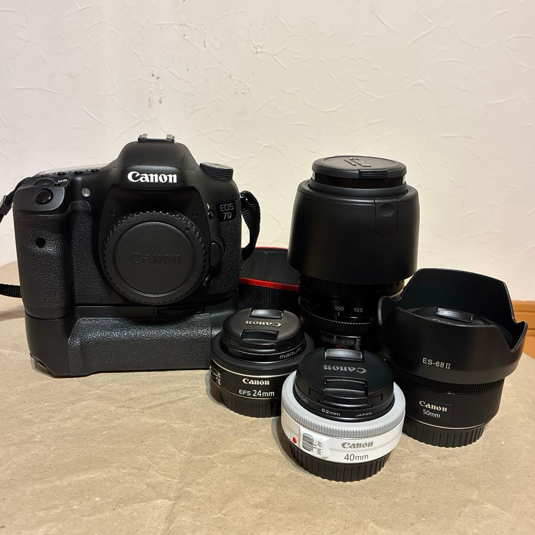 canon eos 7d レンズ バッテリーグリップ bg-e7