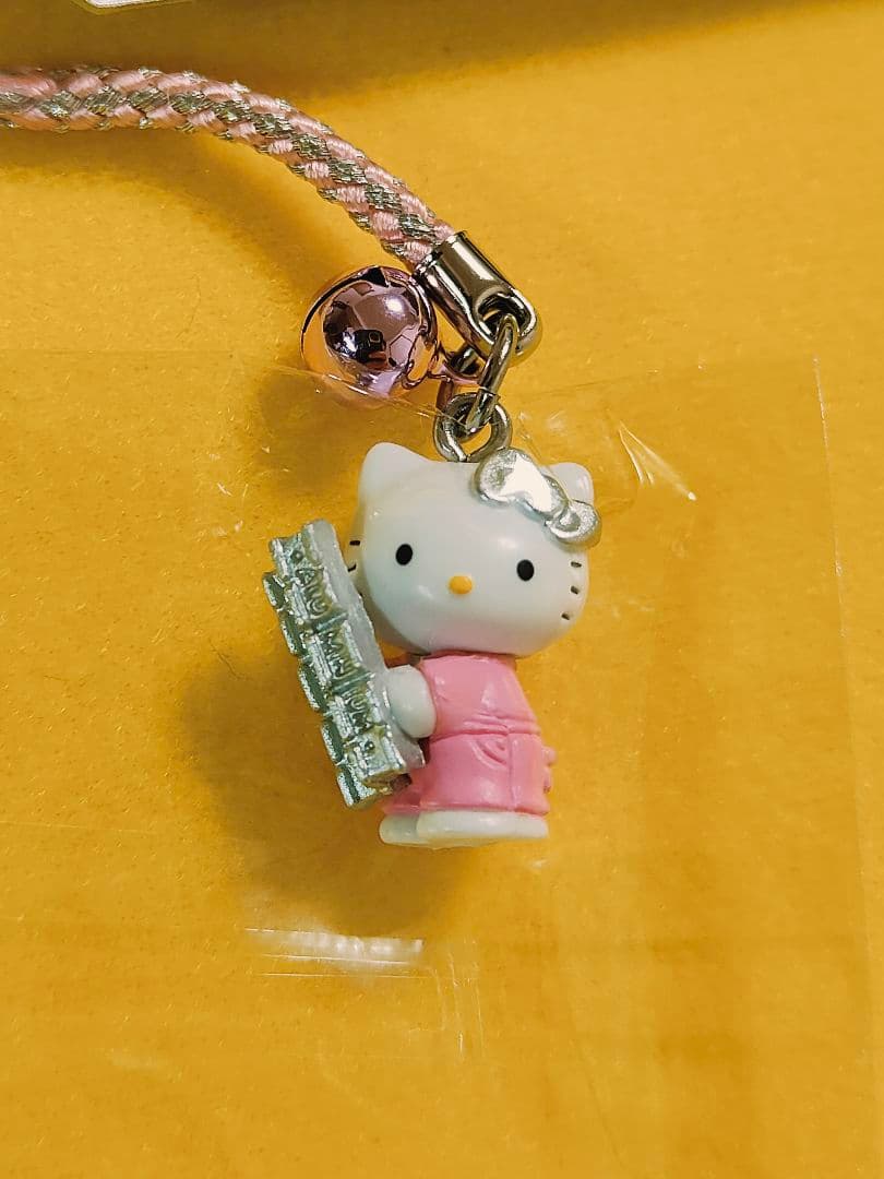 新品非売品　ハローキティ　ストラップ　アルミバージョン　全2色セット