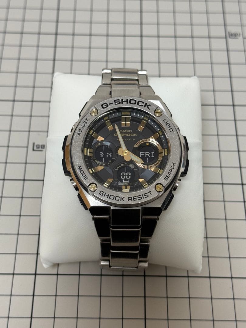 g-shock GST-W110D-1A9JF g-steel メタルバンド