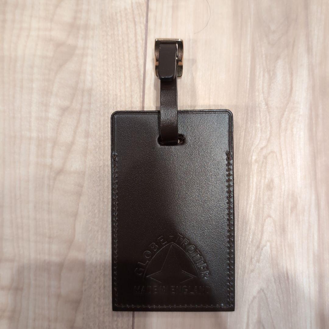 GLOBE TROTTER グローブトロッター ラゲッジタグ ダークブラウン