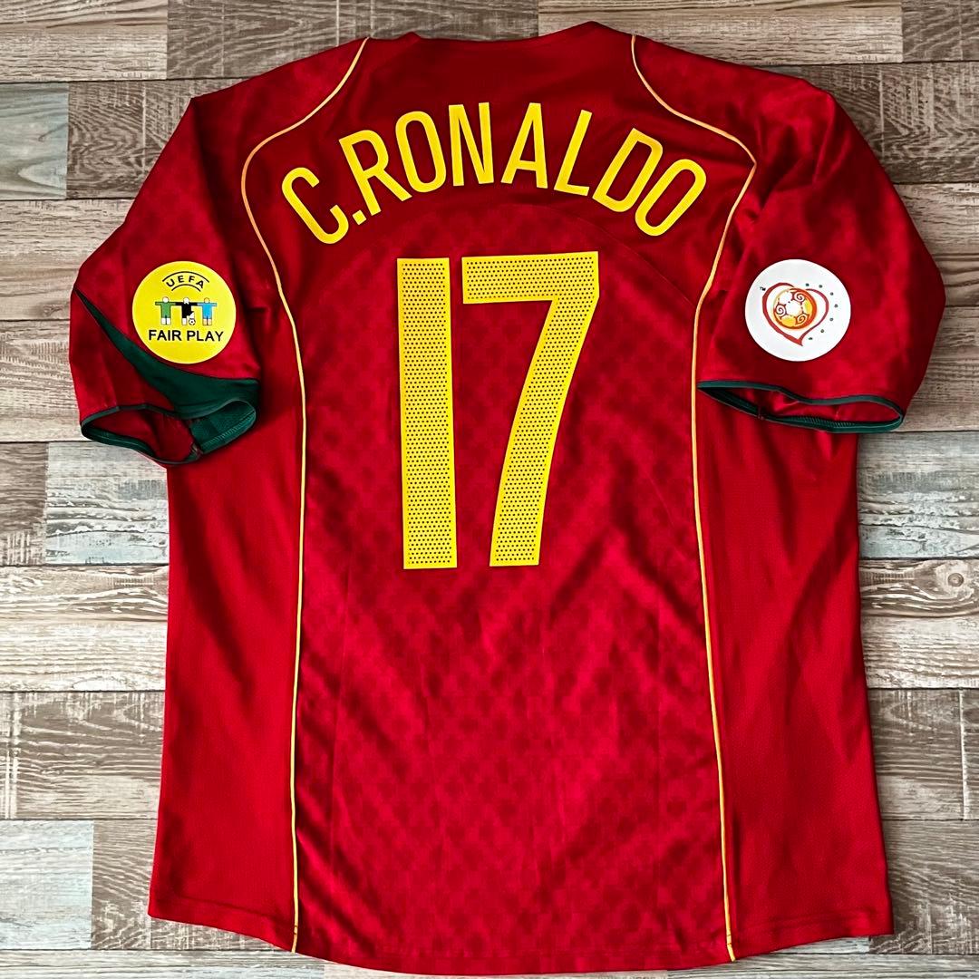 ポルトガル代表 ロナウド 2004 ユニフォーム フィーゴ ルイコスタ