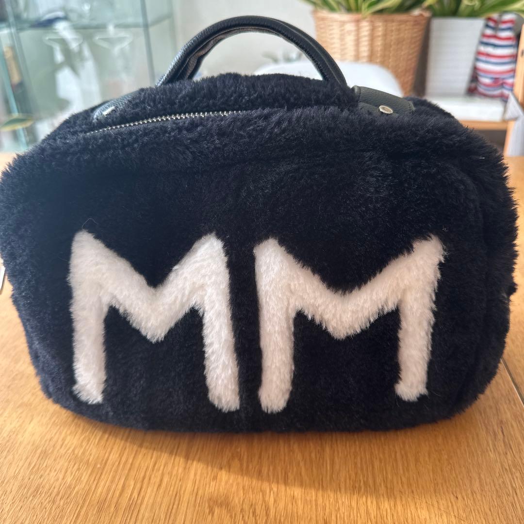 ムータマリンM Mロゴ入りファー カートバック