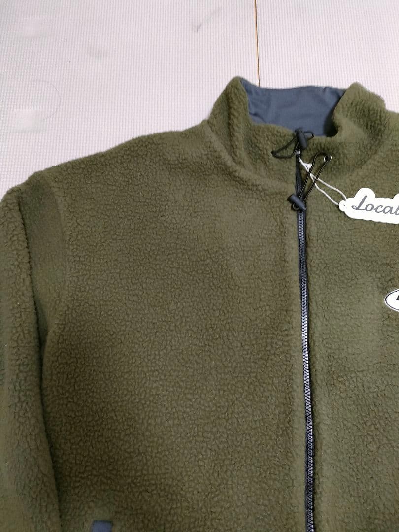 ​【新品タグ付】ローカルゴルフ フリースジャケット カーキ Freeサイズ