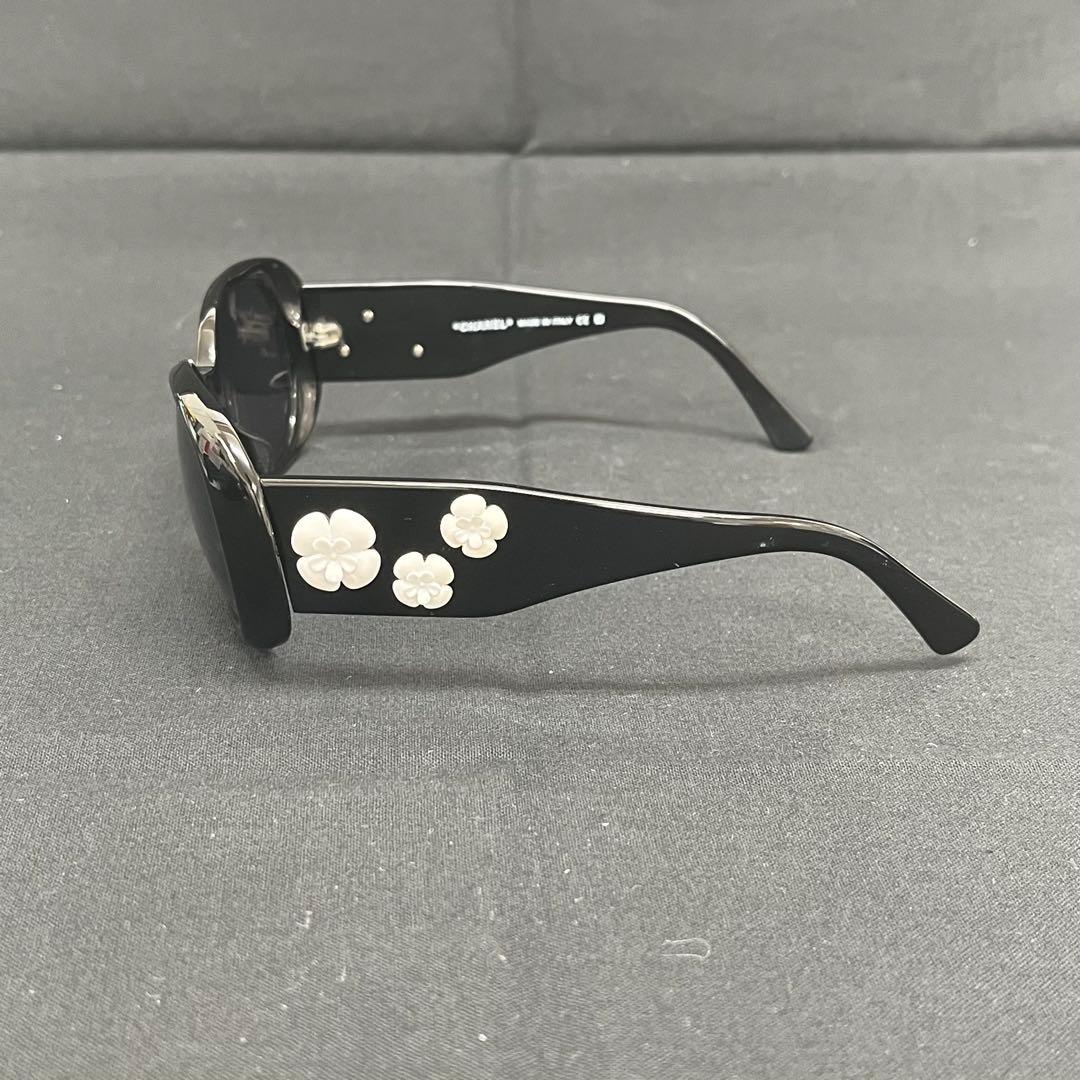 【T】売り尽くし✨CHANEL サングラス 5113 度なし ブラック カメリア