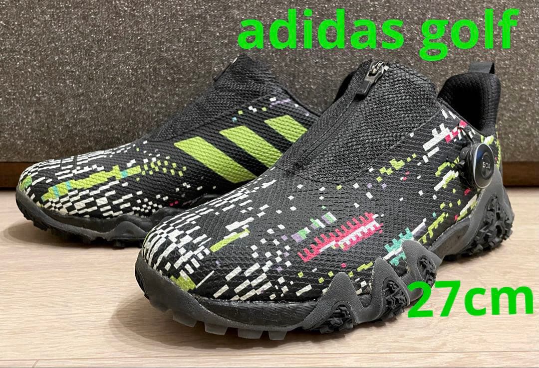 新品未使用　アディダス ゴルフ　コードカオス22 ボア グリッチ 27cm
