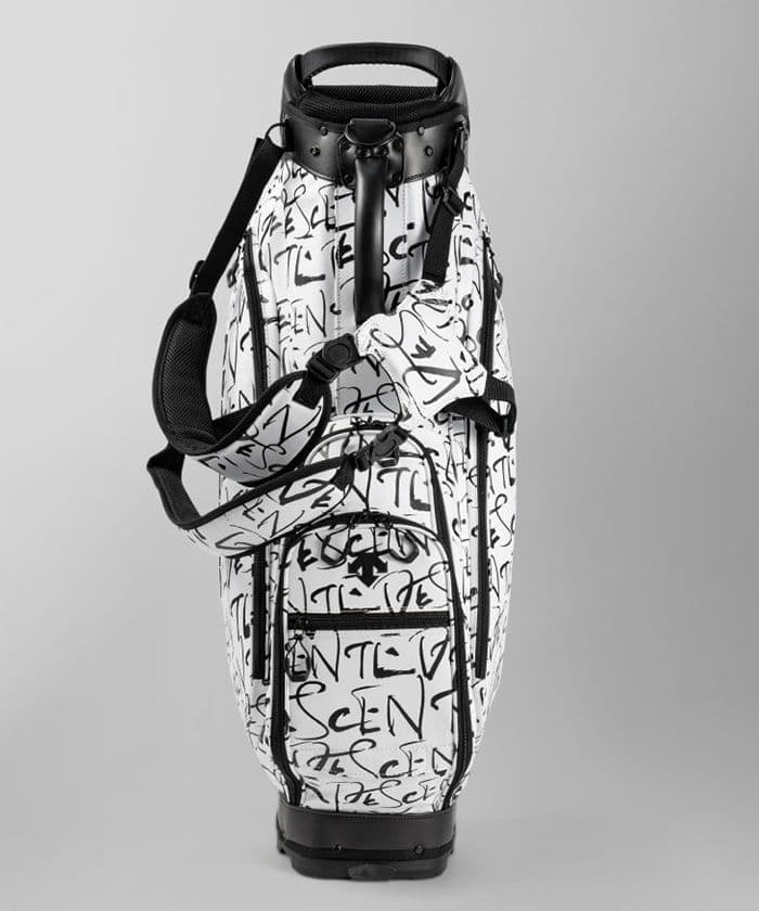 デサントゴルフ【万美コレクション】オリジナルプリントキャディバッグ(スタンド式)