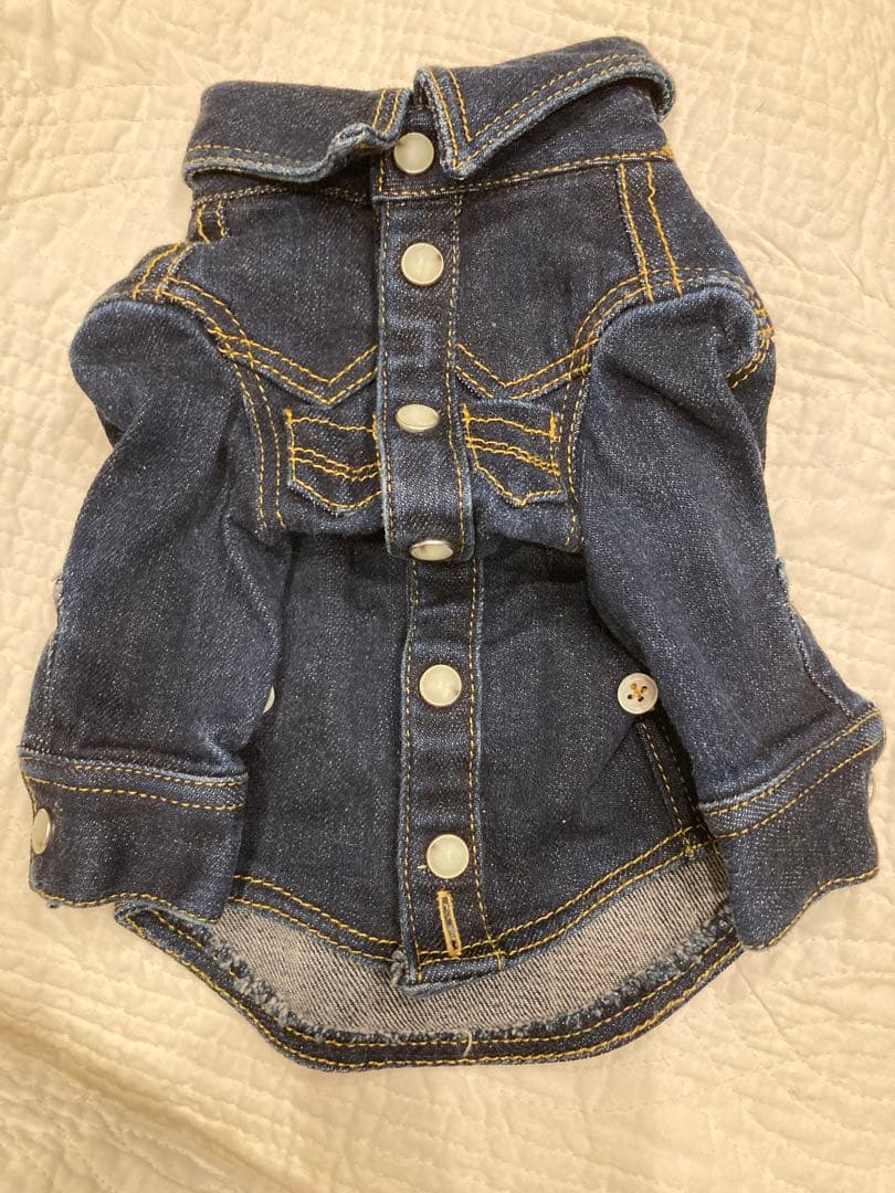 アトリエジジ　ストレッチ　デニムシャツ