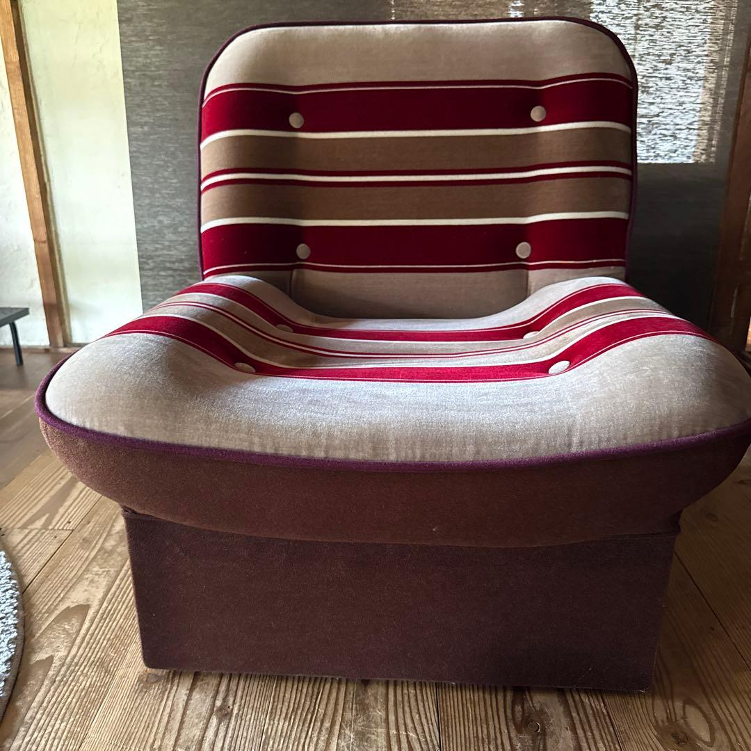 vintage 一人掛けソファ　レトロ家具　/ミッドセンチュリー　①
