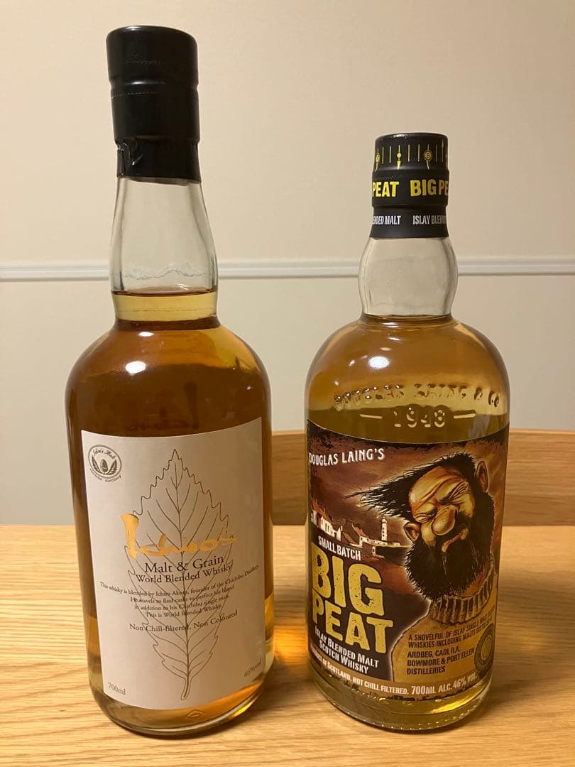 イチローズモルト&グレーンホワイトラベル・BIG PEAT セット