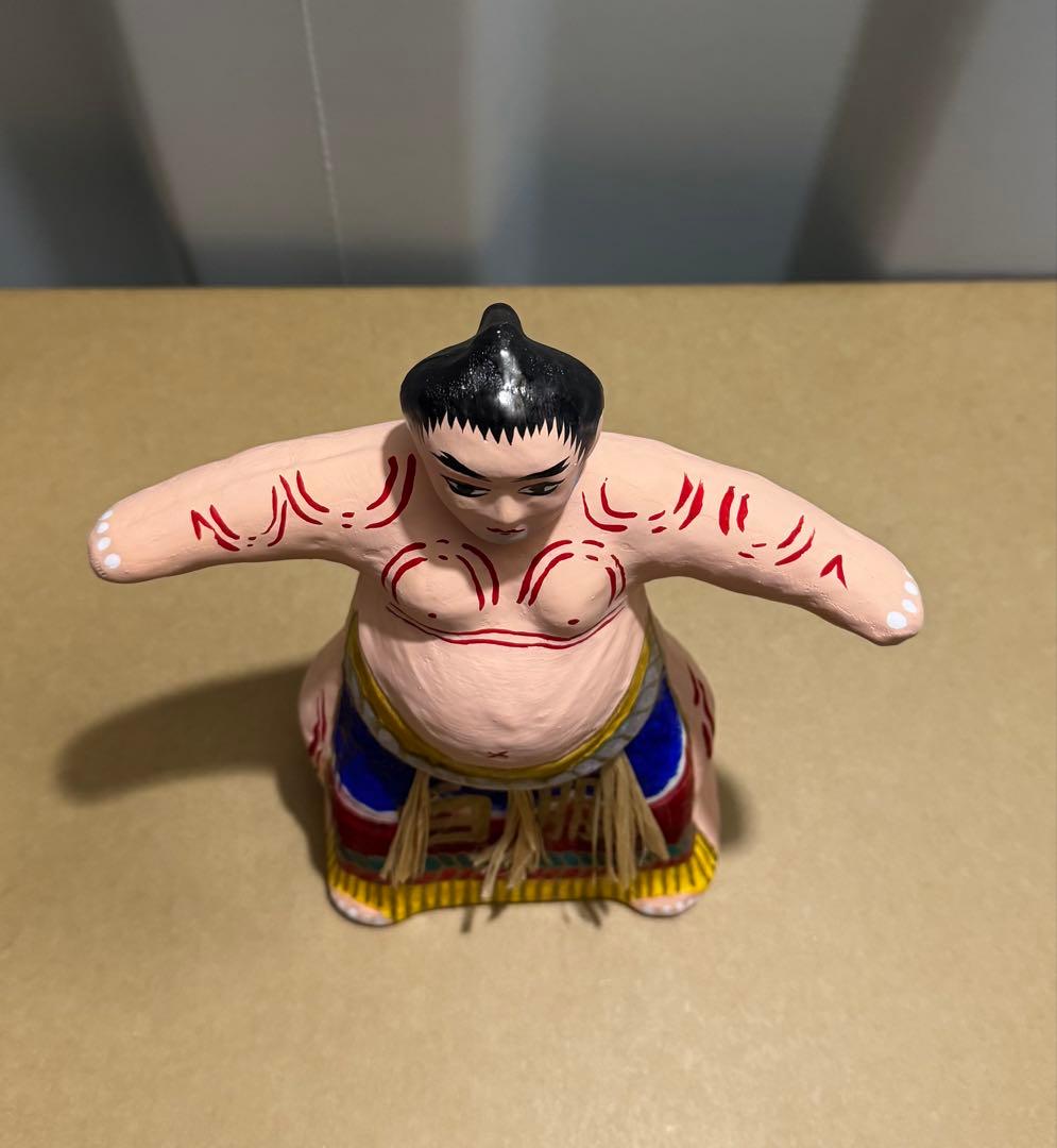 長門張子　角力　白鵬　横綱　民芸品　郷土玩具