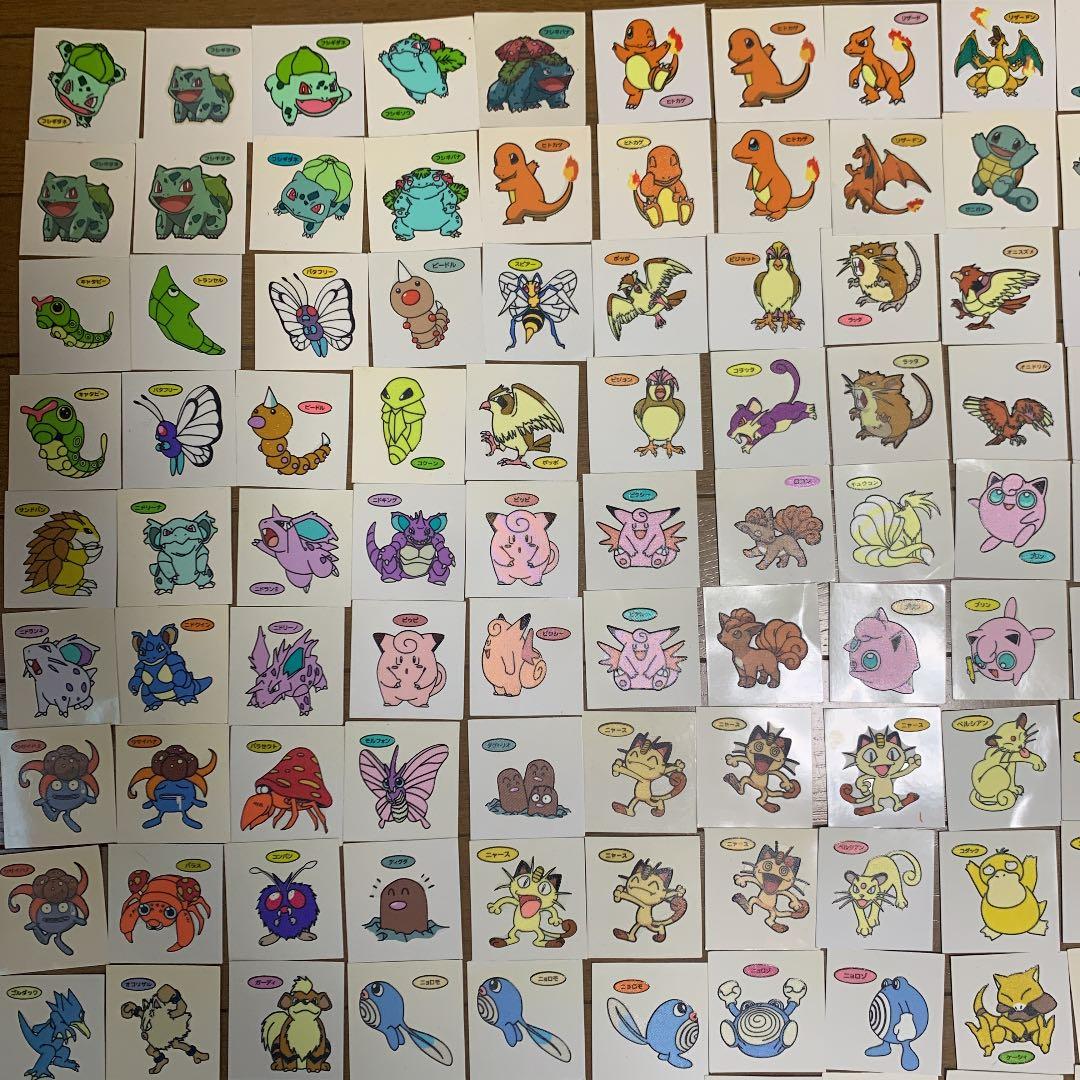 第一世代　ポケモンデコキャラシール