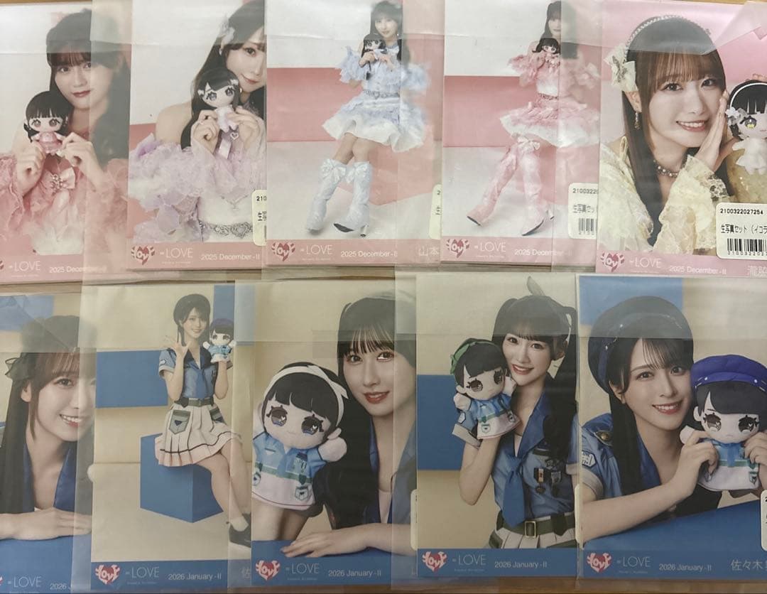 イコラブ 生写真 未開封 佐々木舞香 野口衣織 齋藤樹愛羅 髙松瞳 大谷映美里