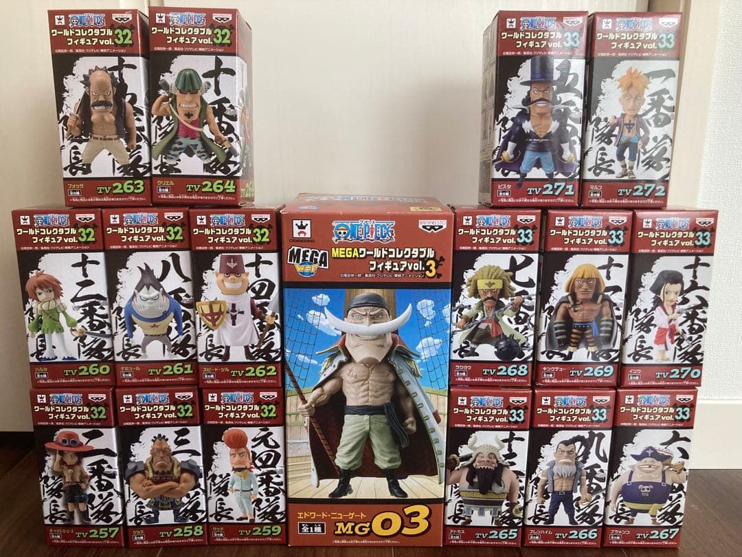 ワンピース ワールドコレクタブルフィギュア白ひげ団 vol.32 vol.33