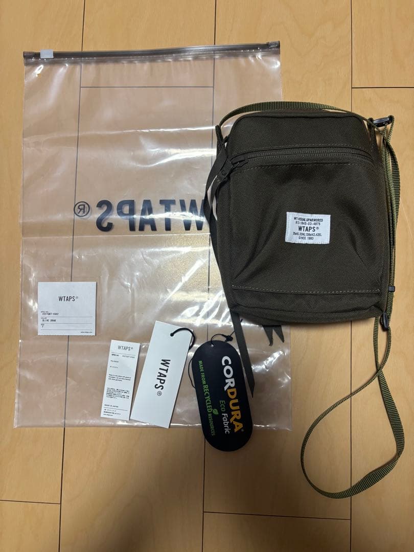 WTAPS CORDURA ポーチ ショルダーバッグ　ミニ　オリーブドラブ