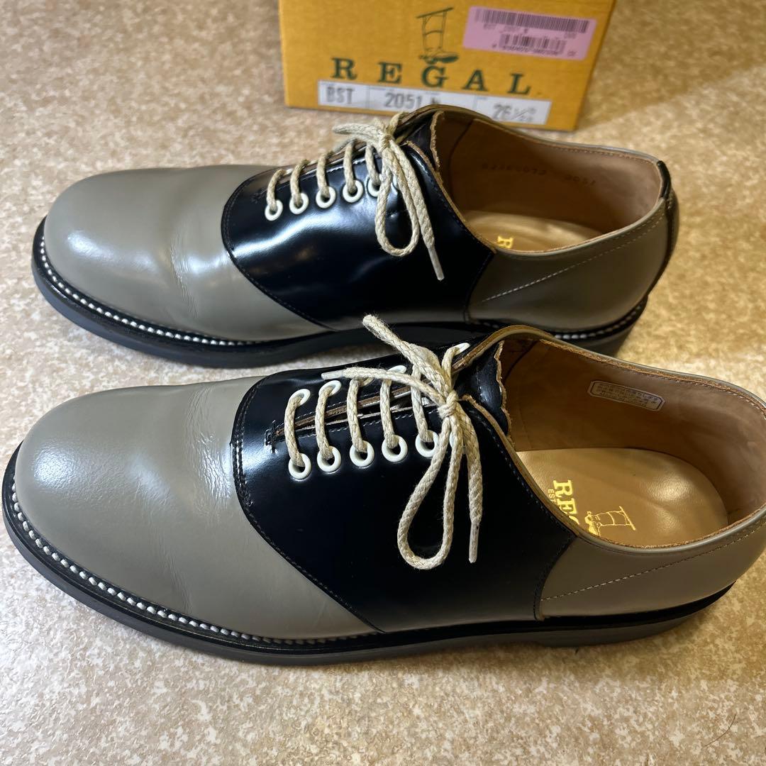 REGAL ボウリングシューズ （サドルシューズ）グレー/ブラック