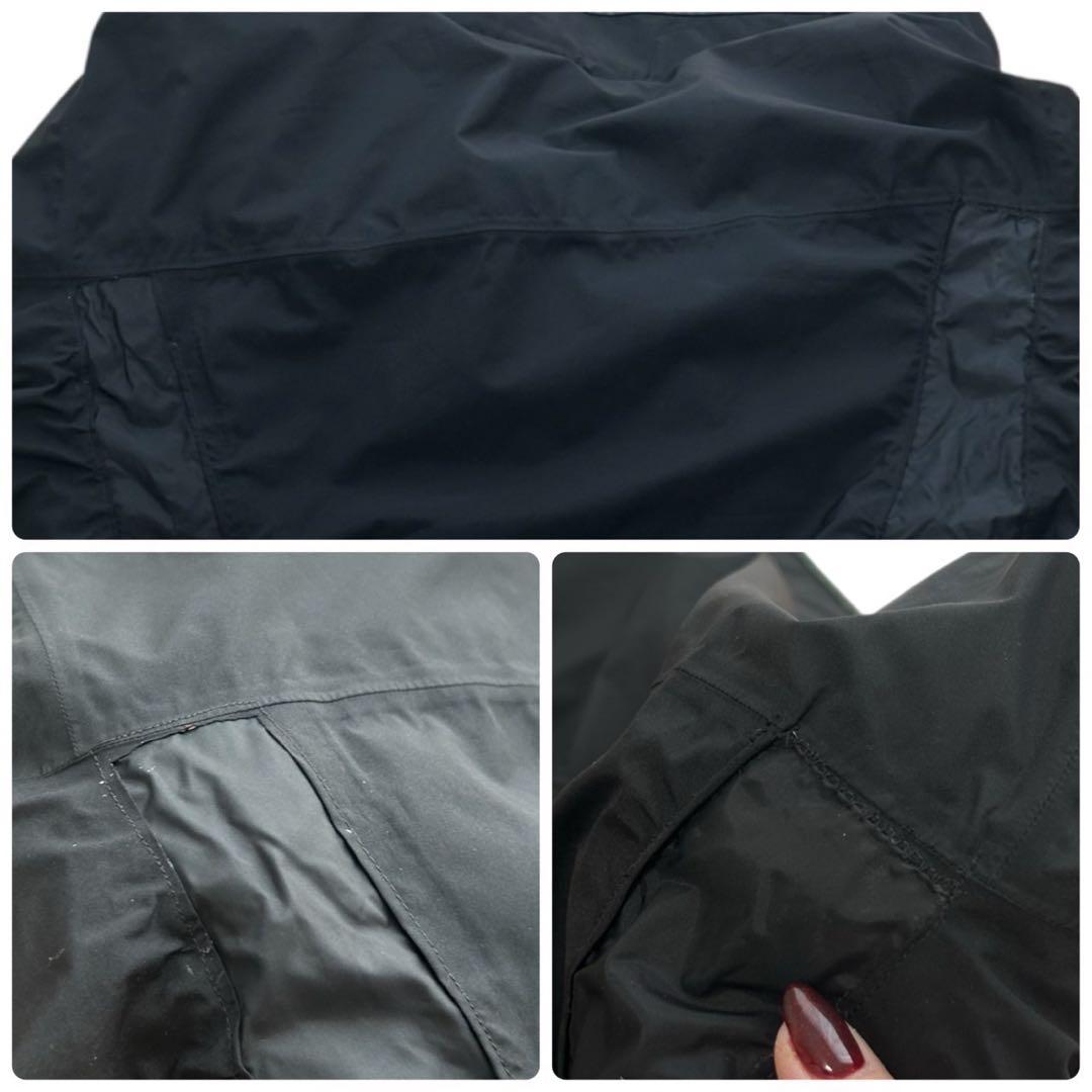 K594 S アークテリクス ロゴプリント ナイロンジャケット ブラック メンズ