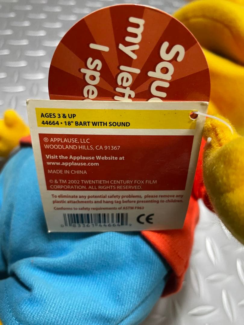 シンプソンズ　バートぬいぐるみ