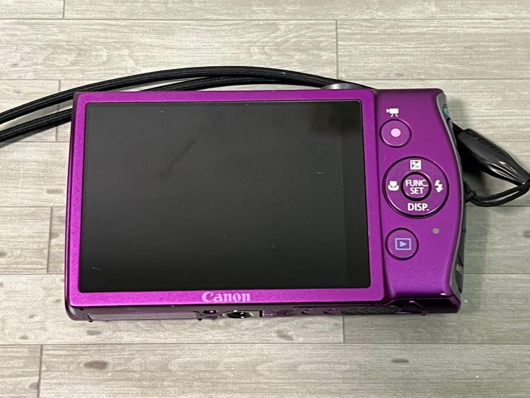 【良品】Canon IXY 600 F デジタルカメラ(パープル)【純正ケース】