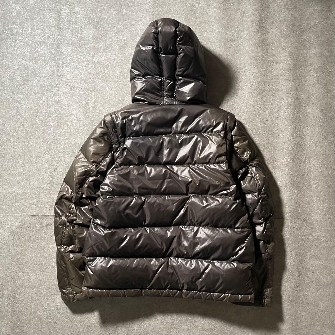 90s agnes b. ダウンジャケット 変形ジップ 鬼フェード ダウンベスト