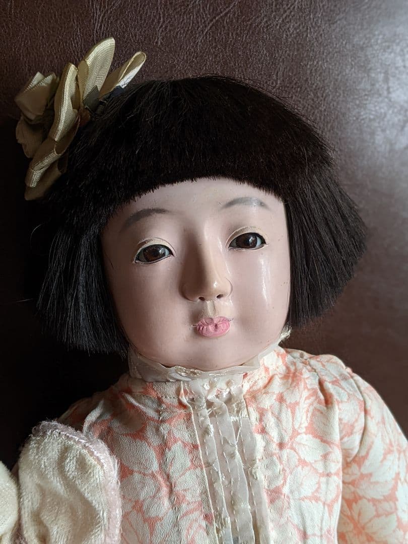 さこ　昭和初期市松人形可愛いお嬢様　検)ビスクドール・アンティークドール