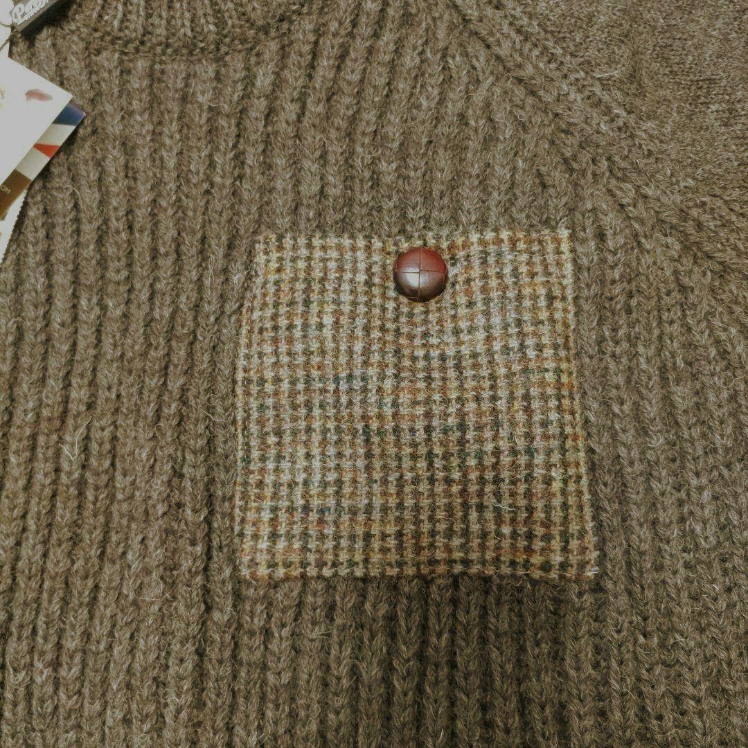 PEREGRINE / ブリティッシュウール クルーネックニット（新品・Ｌ）