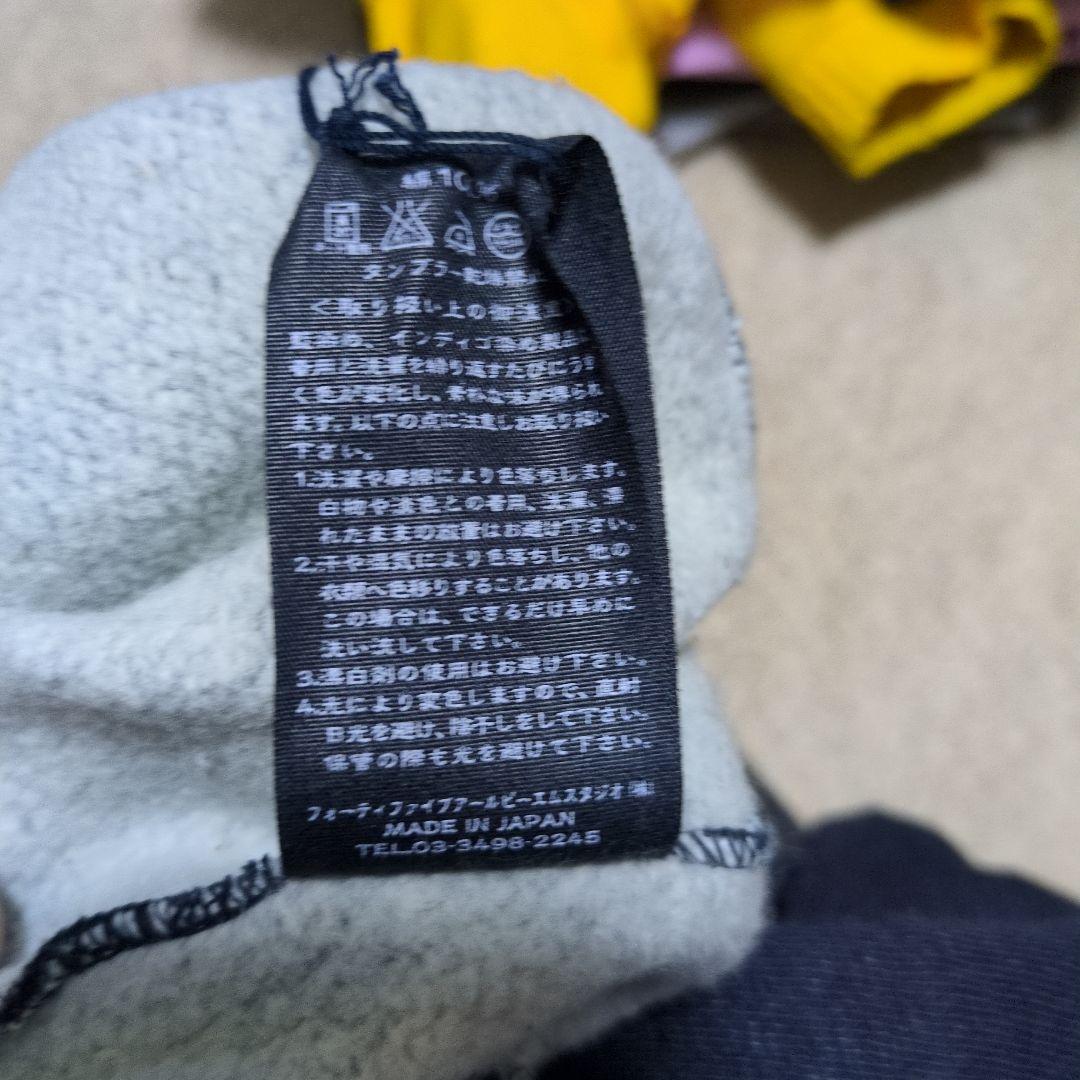 新品 45rpm インディゴスウェット 4サイズ 起毛