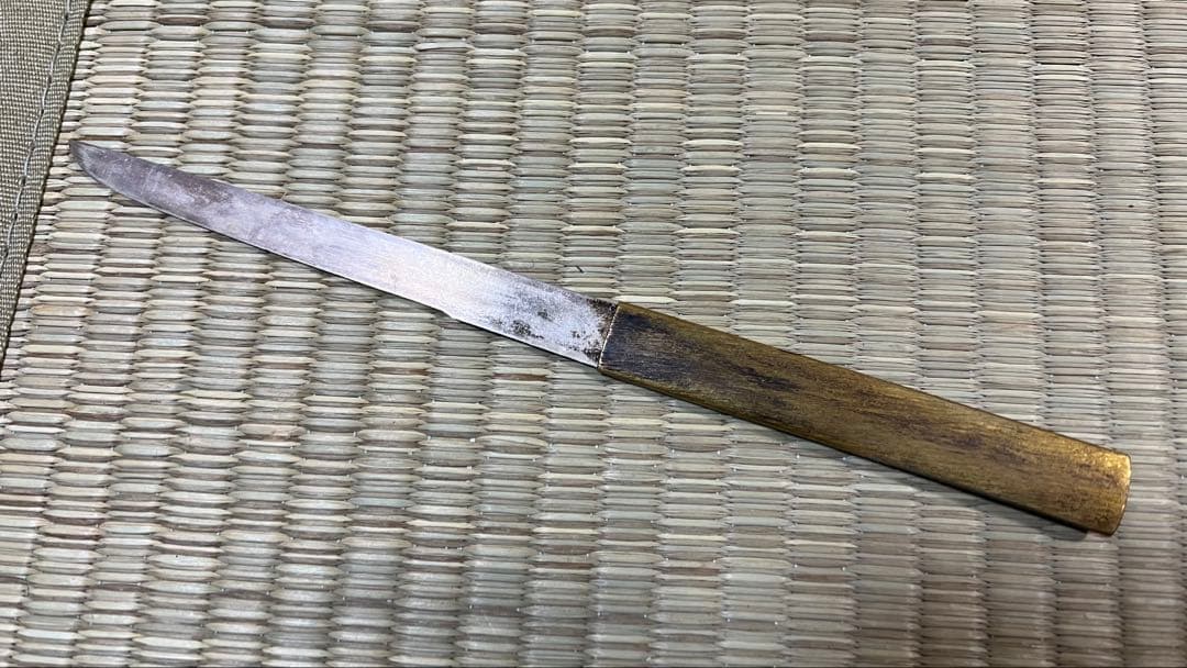 半太刀 真剣拵え 蝶 竹光 模造刀 居合刀 牡丹 小柄 本鮫皮 大小 金雲龍目貫