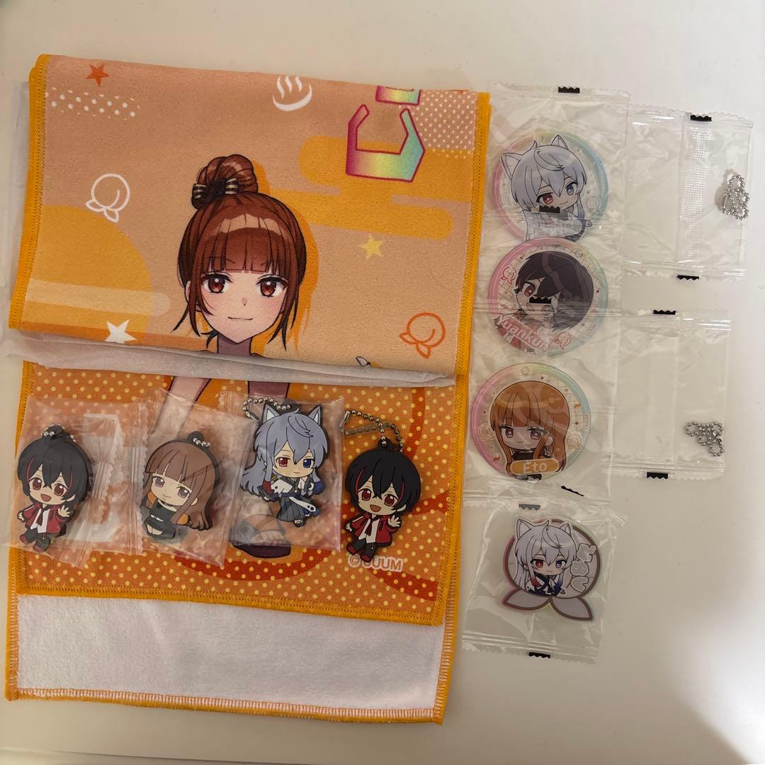 カラフルピーチ 極楽湯 タオル ラバスト アクリルクリップ どぬく えと ゆあん