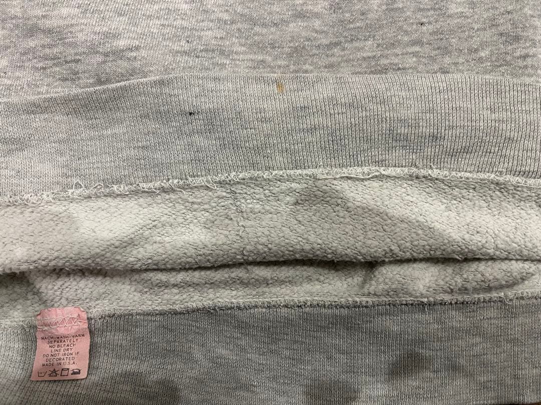 70s ヴィンテージ　スウェット　チャンピオン　バータグ　アメリカ製