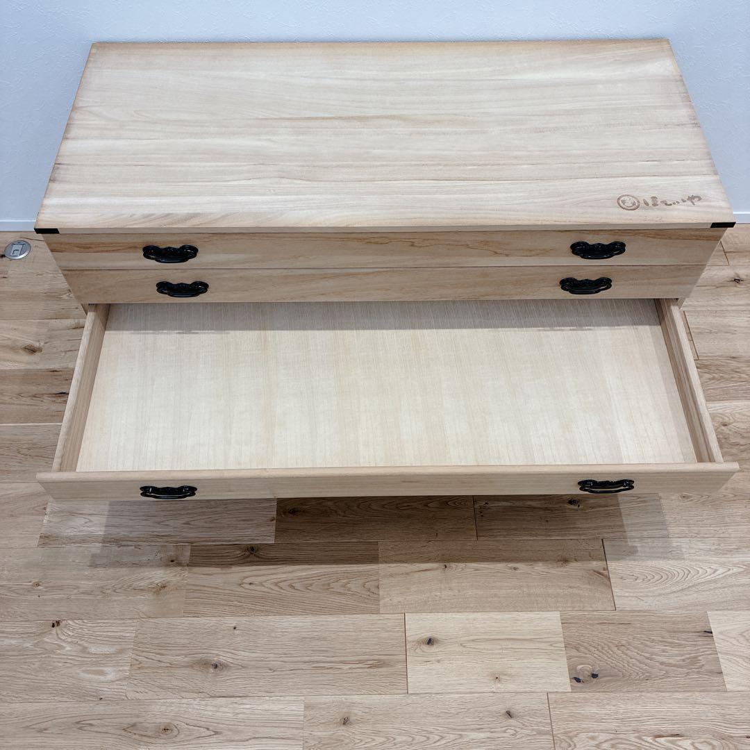 【美品】総桐箪笥 防湿・防虫 和モダン 収納 レトロ タンス 5段 家具 大容量