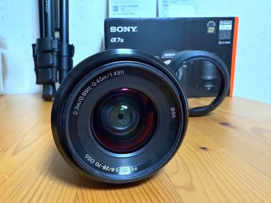 SONY α7Ⅲ 必要なモノのみ選択可　本体、レンズ等