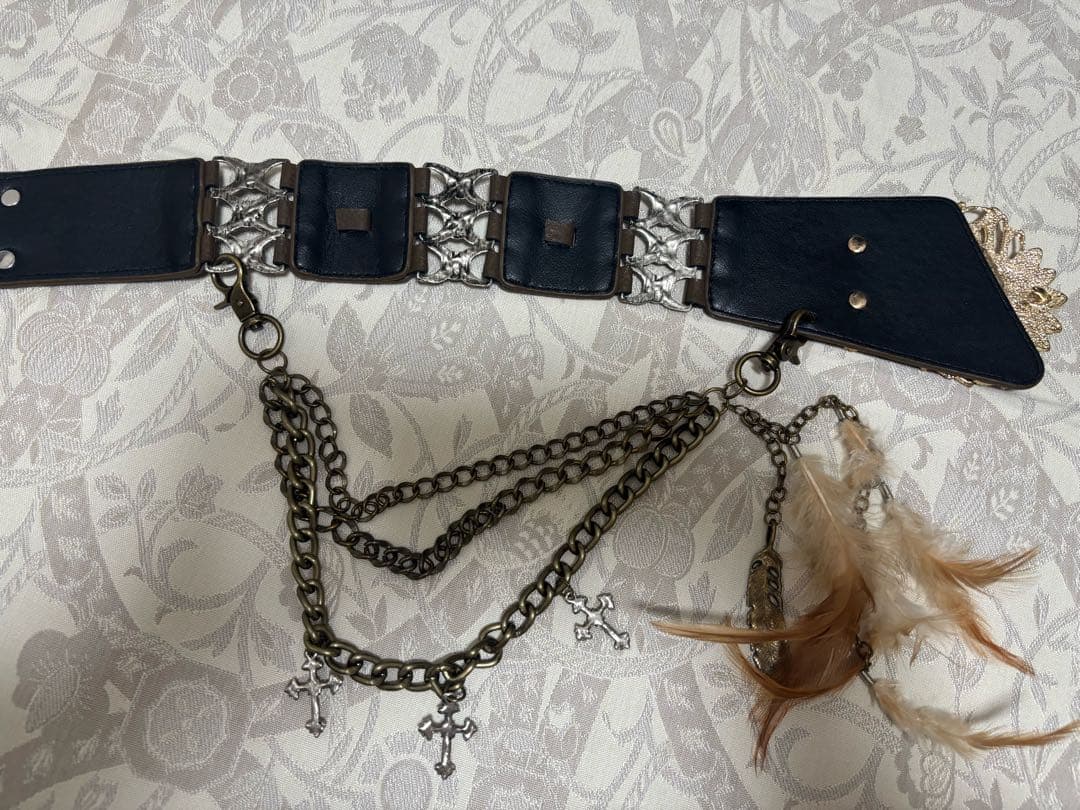 d.i.a. ダイア　クラウンバックルフェザーベルト　ブラウン　平成ギャル