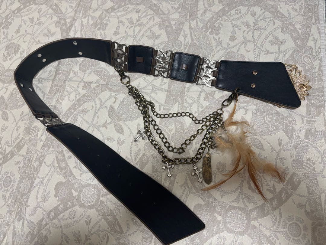 d.i.a. ダイア　クラウンバックルフェザーベルト　ブラウン　平成ギャル