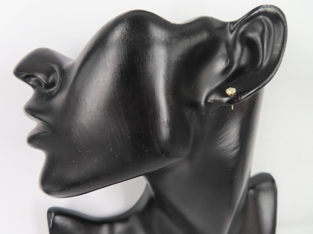 武*ち様 K18YG ダイヤモンド0.3ct 片耳ピアス　一粒ピアス　新品　レア