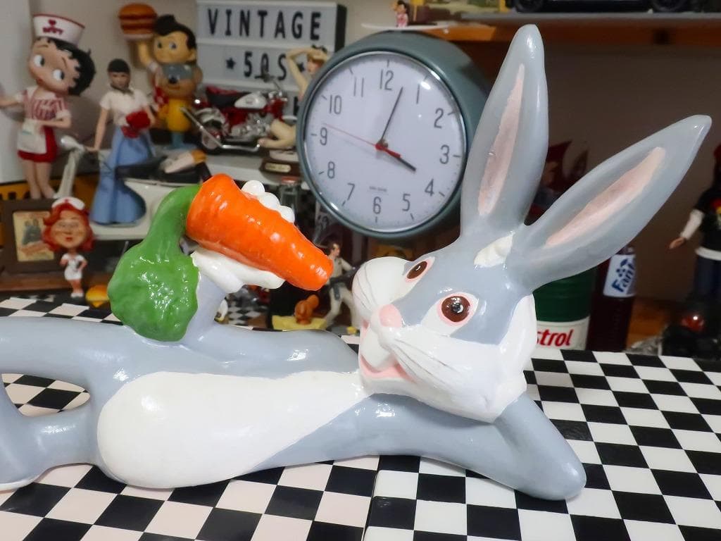 絶版★特大 バックスバニー ルーニー・テューンズ オブジェ フィギュア