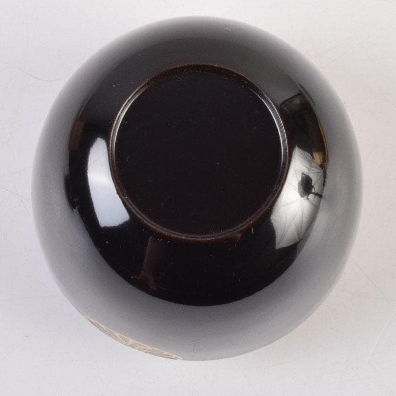 茶道具　蒔絵師　宗祥作　高台寺蒔絵　棗　共箱　V　9174