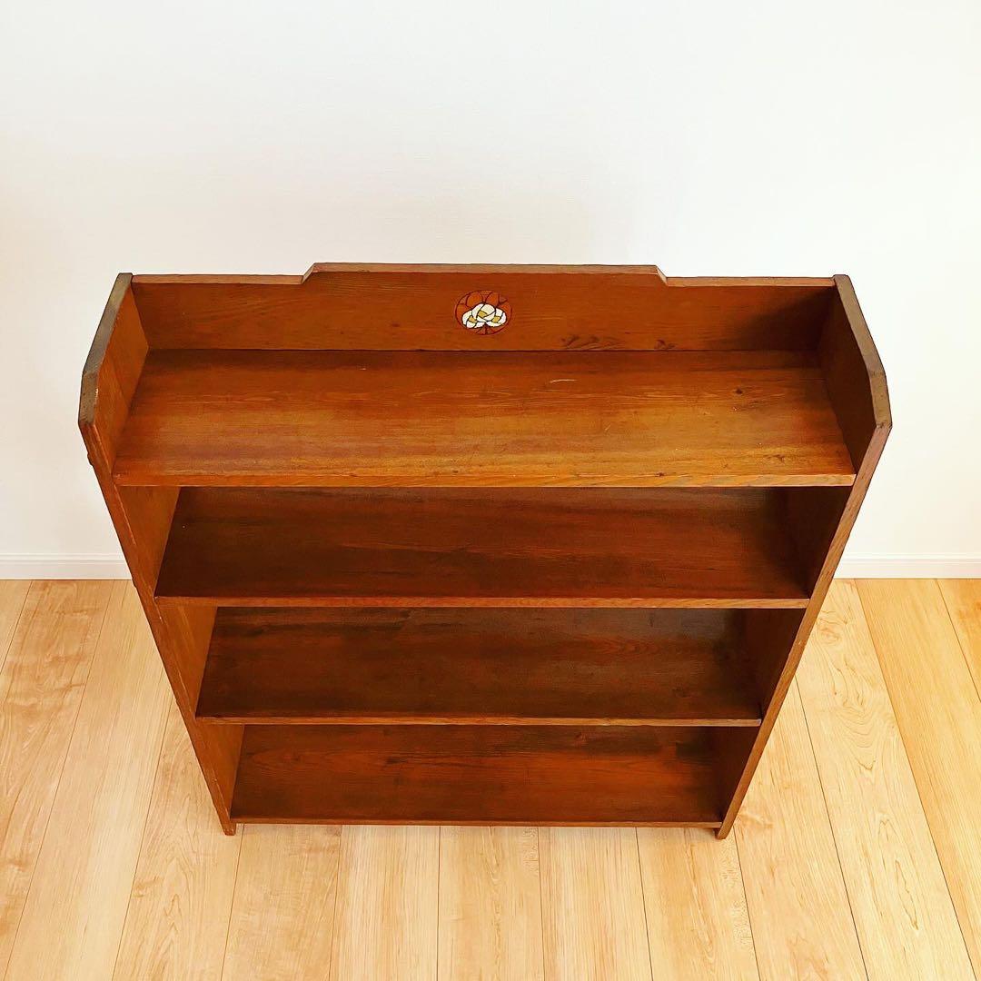 ブックシェルフ　本棚　古家具　古道具　ブロカント　蚤の市　レトロインテリア雑貨