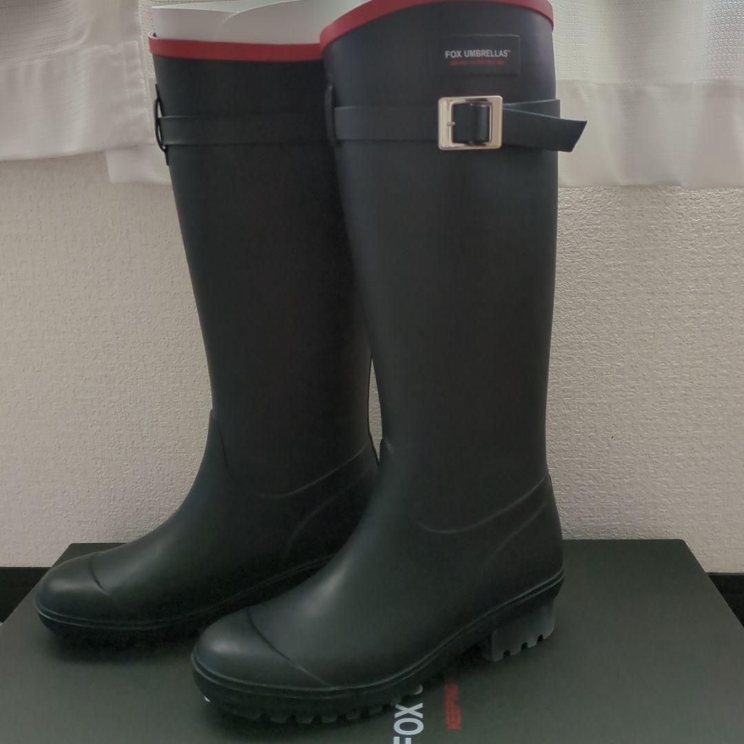 FOX UMBRELLA 長靴 ブラック（箱つき）