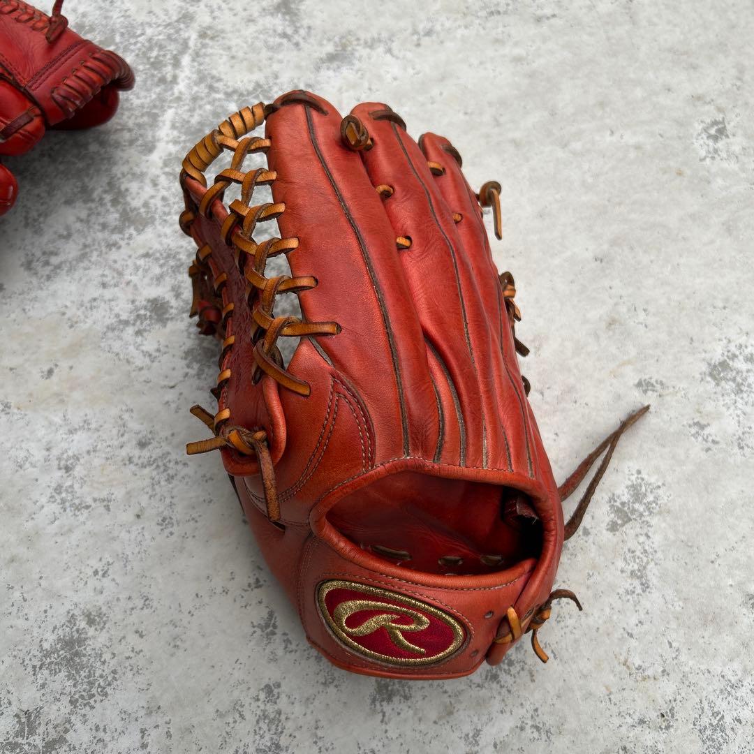 Rawlings Pro Primo硬式用グローブ 外野手用　左　赤