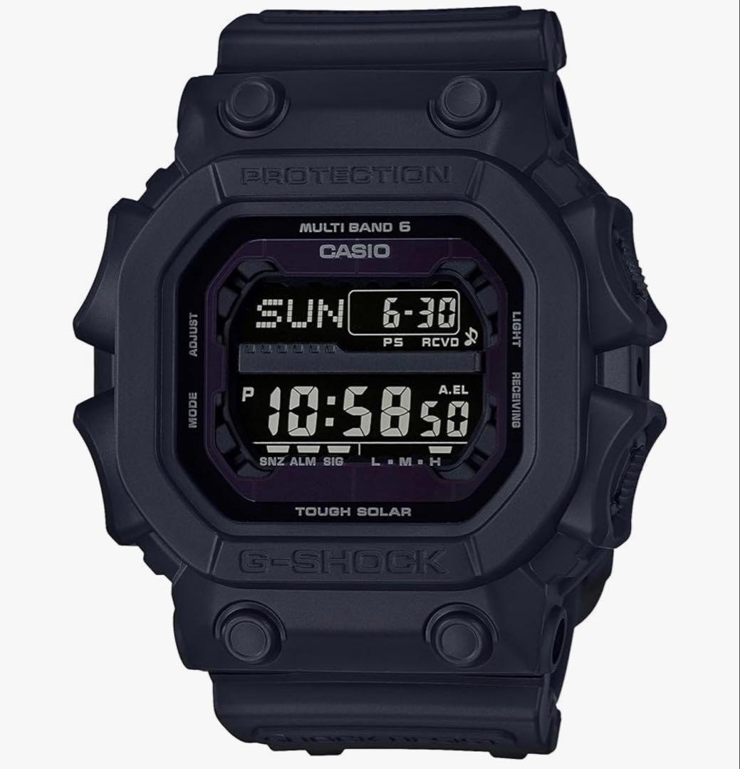 【美品】G-SHOCK GXW-56BB-1JF 電波ソーラー マッドレジスト黒