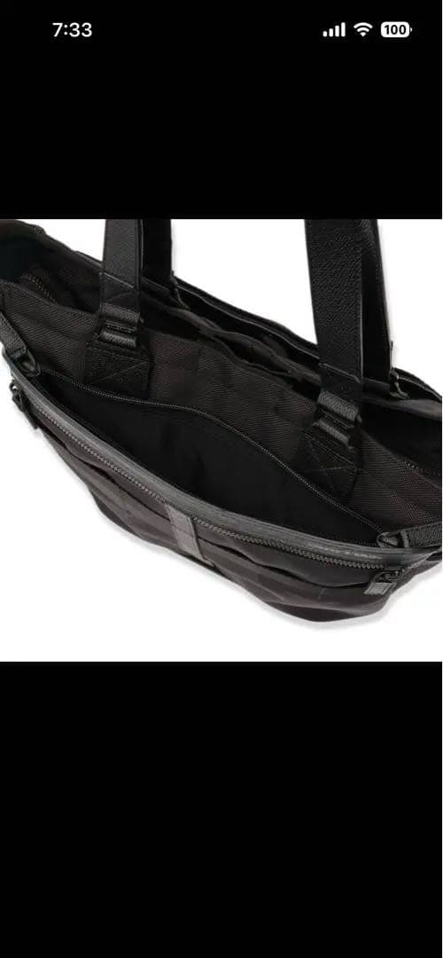 【新品】定価66,000円　ブリーフィング フュージョン BSトート HD 黒