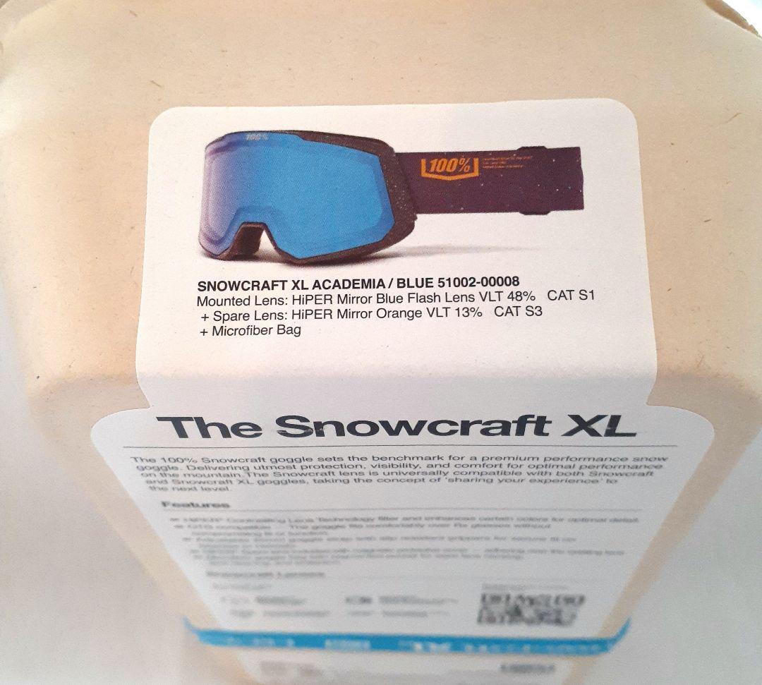 100% CRAFT XL ゴーグル Academia