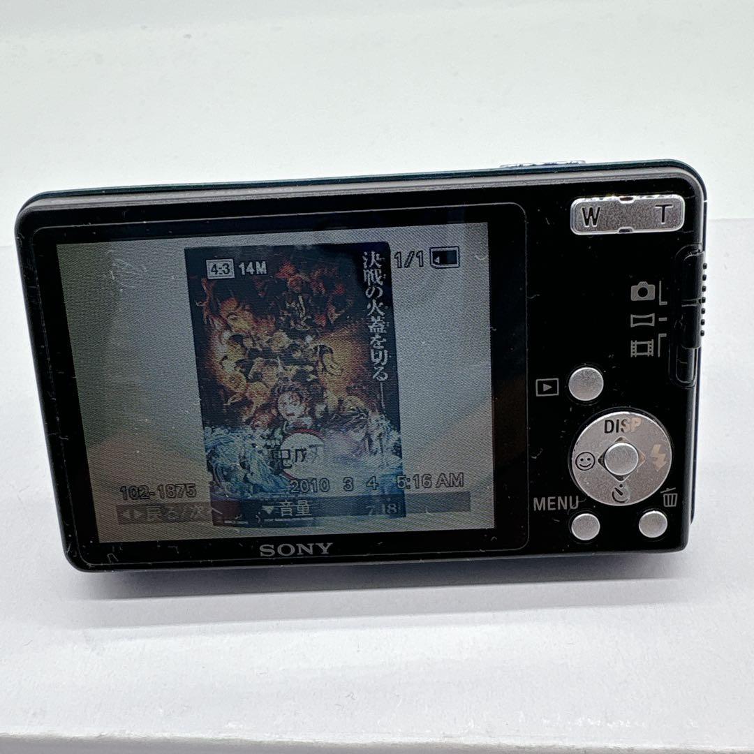 SONY Cyber-shot DSC-W350コンパクトデジタルカメラ ブルー