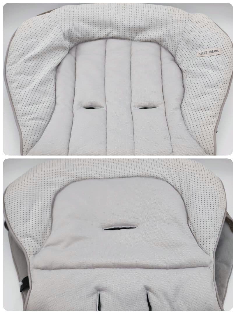 美品✨️ユラリズム　オート AC Aprica ハイローベッド&チェア 白グレー