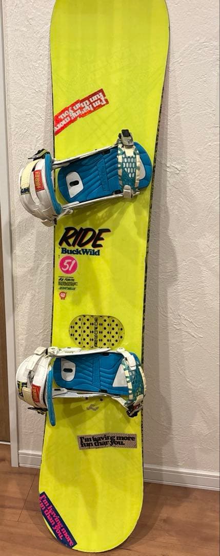 R IDEスノーボードビンディングセット！151㎝