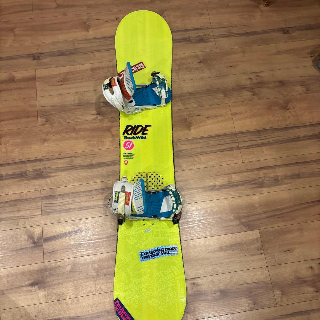 R IDEスノーボードビンディングセット！151㎝