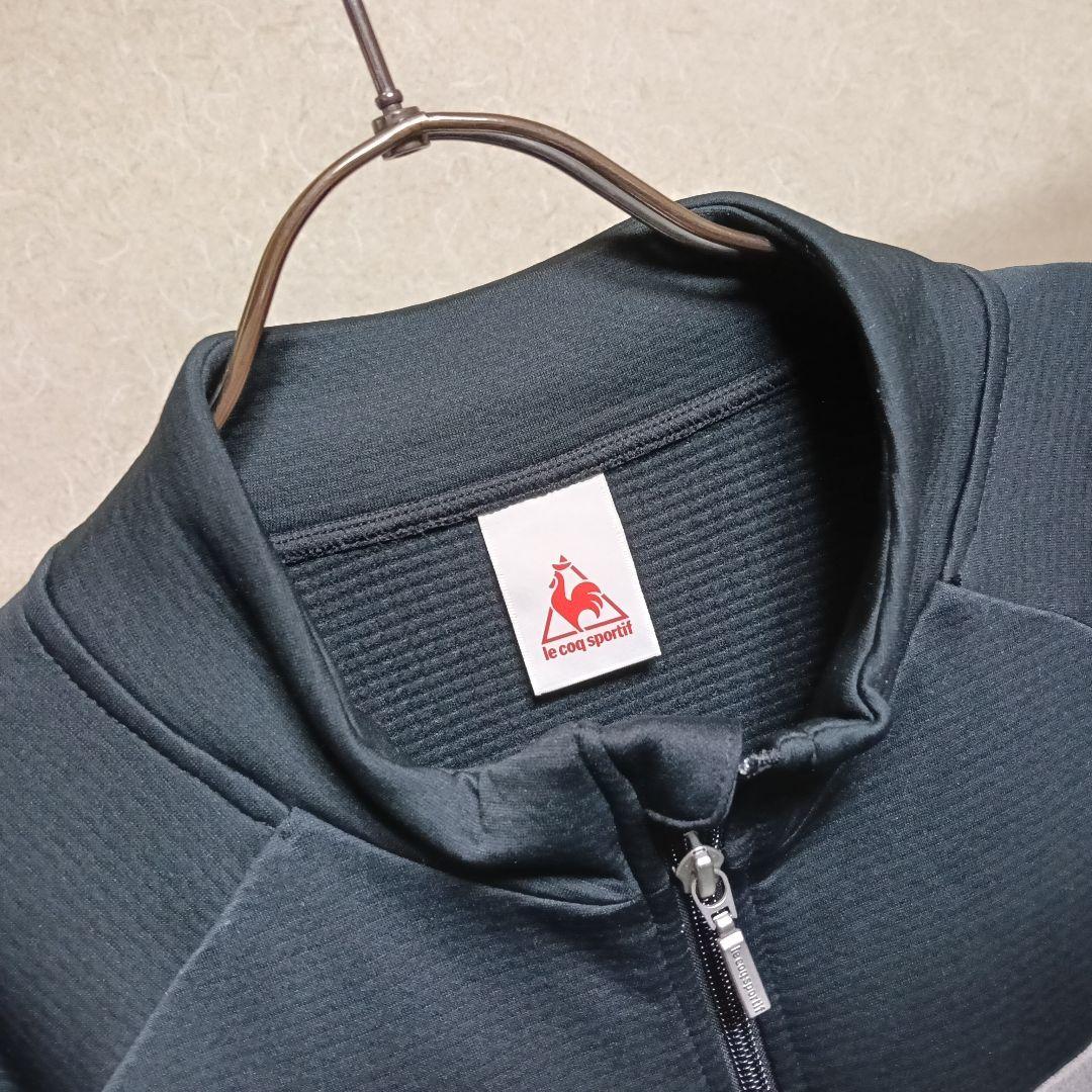 ルコック製 名古屋グランパス トラックトップ ブラック×グレー／L