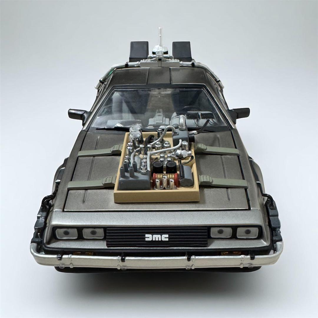 Sun Star 1/18 デロリアン タイムマシン ダイキャストミニカー
