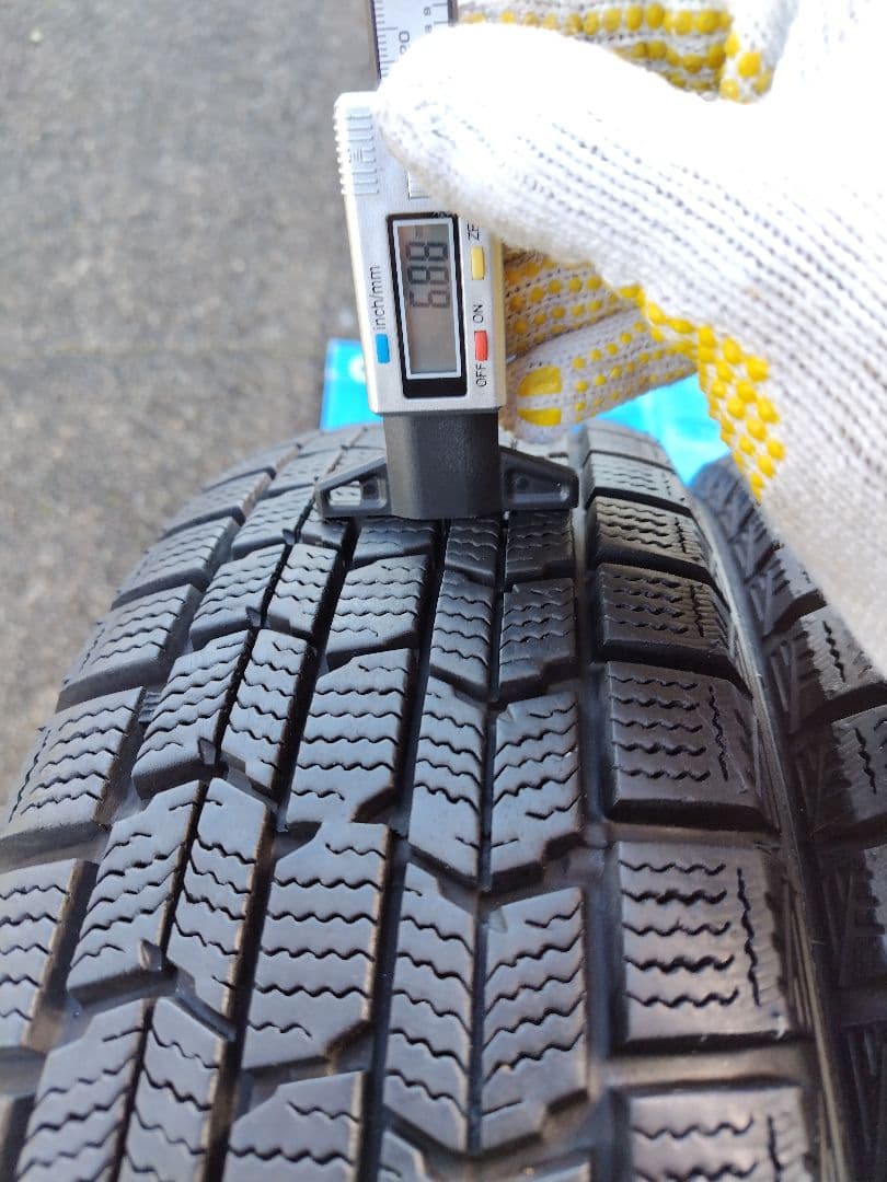 165/65R14【1/2】スタッドレスタイヤ、スチールホイール付、2本分割