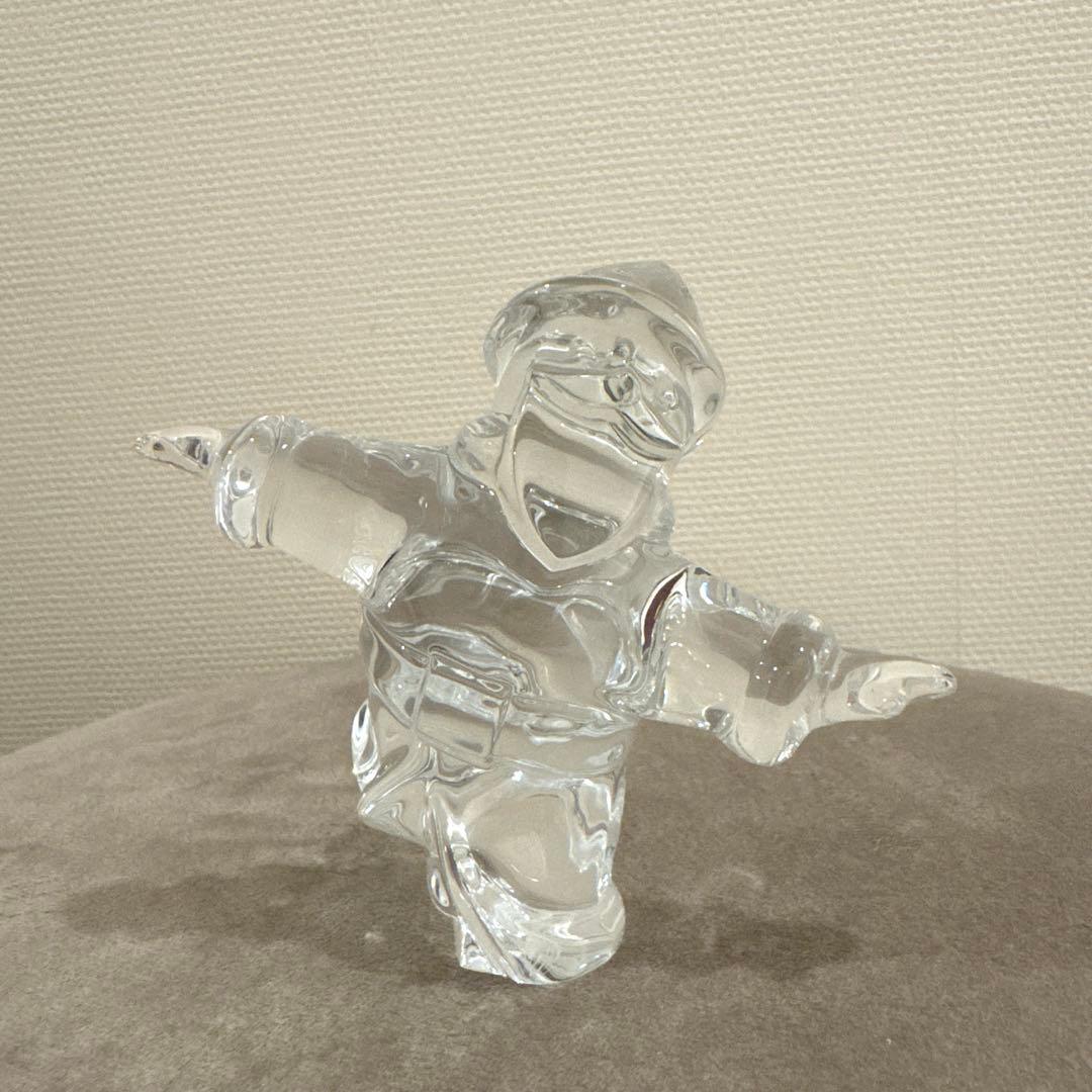 バカラ　サンタクロース　置物